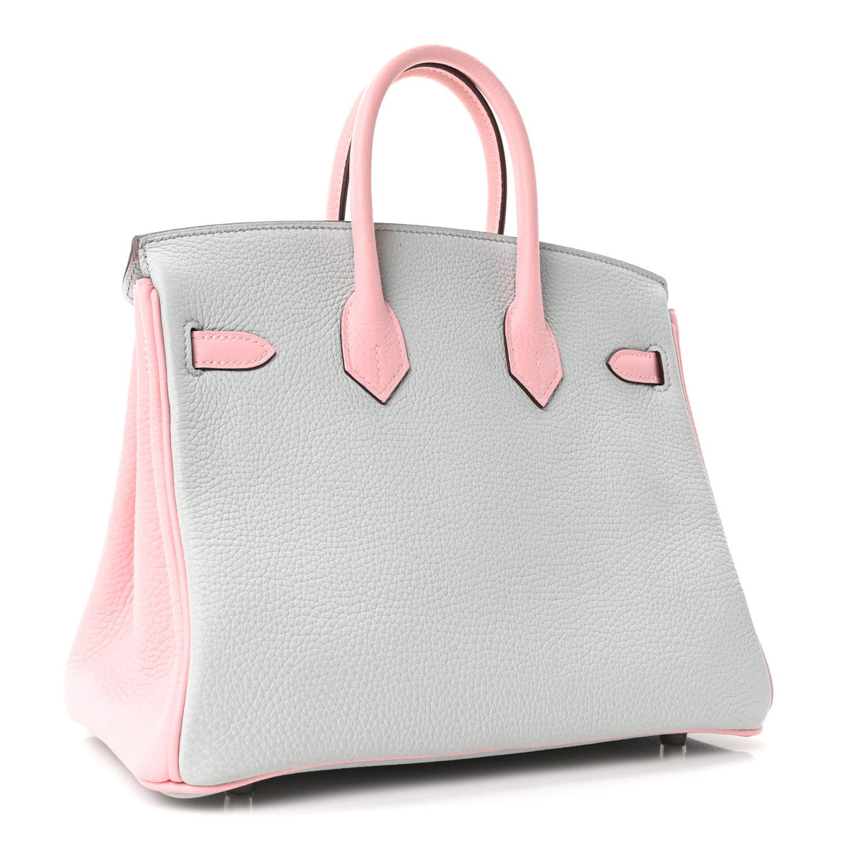 Togo Horseshoe Birkin 25 Bleu Pale Rose Sakura
