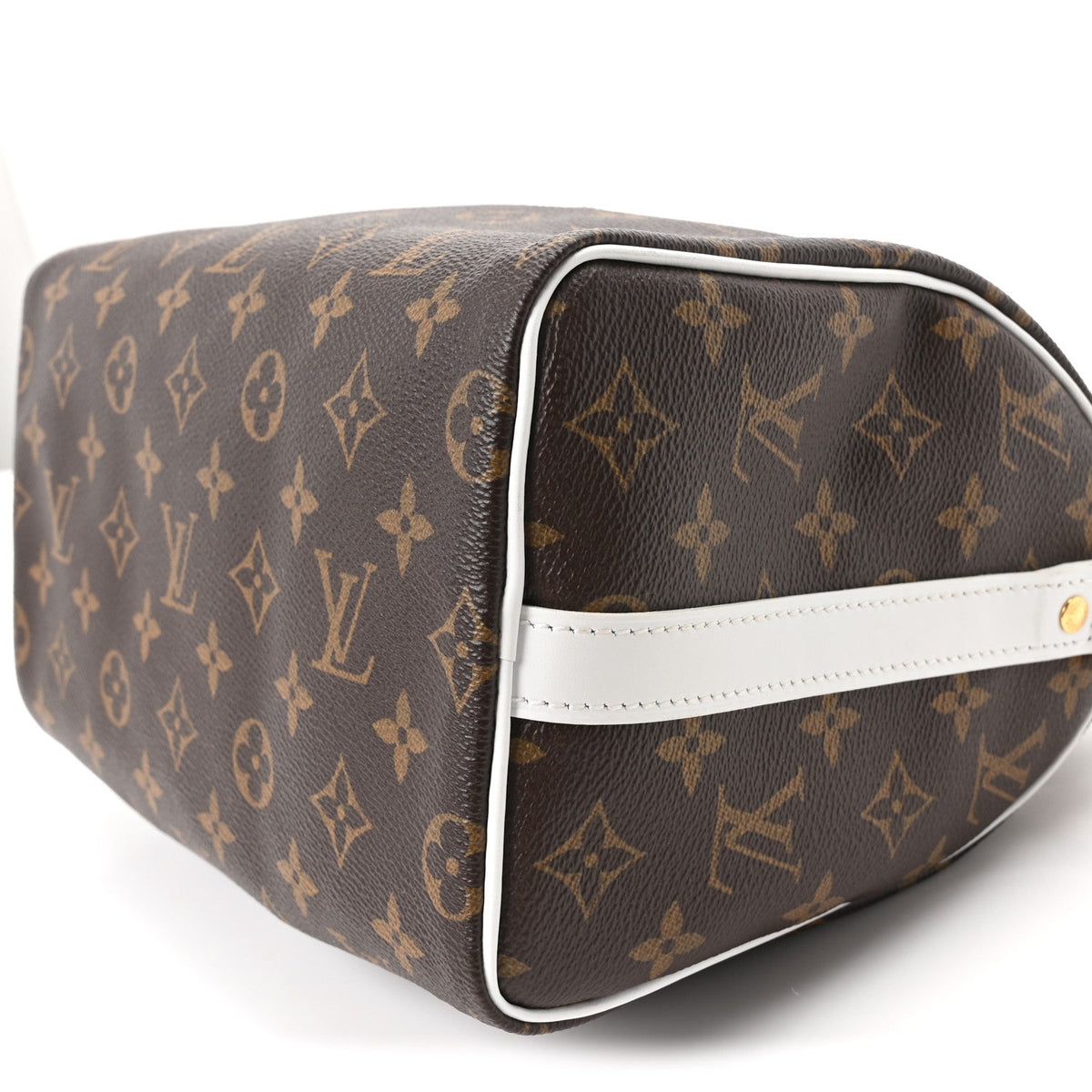 Monogram LV Match Speedy Bandouliere 25 White