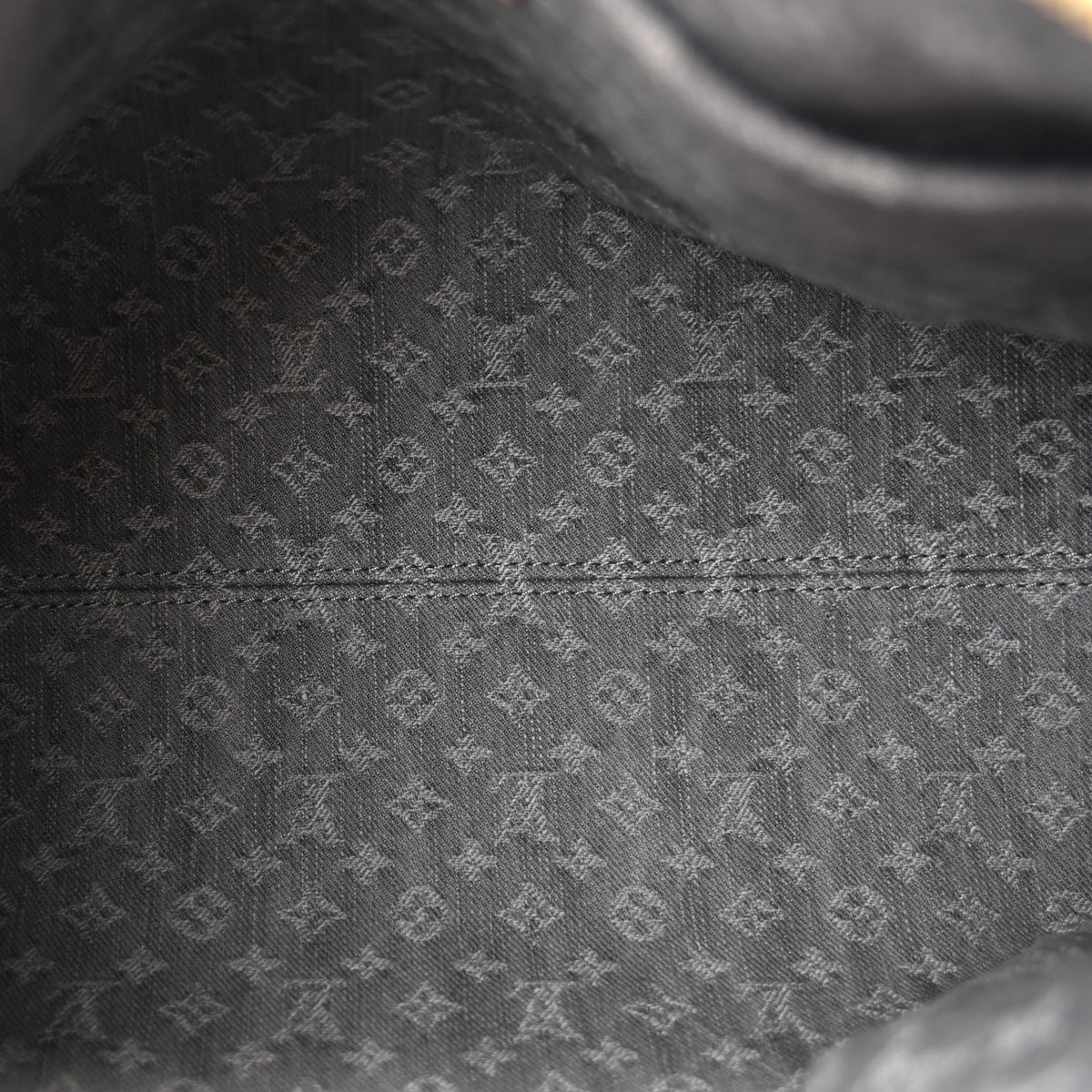 Monogram Denim Speedy Soft 30 Washed Gray