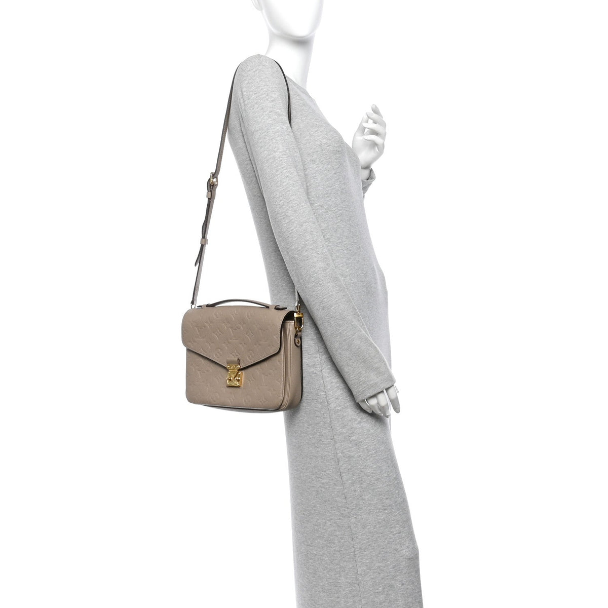 Empreinte Pochette Metis Tourterelle