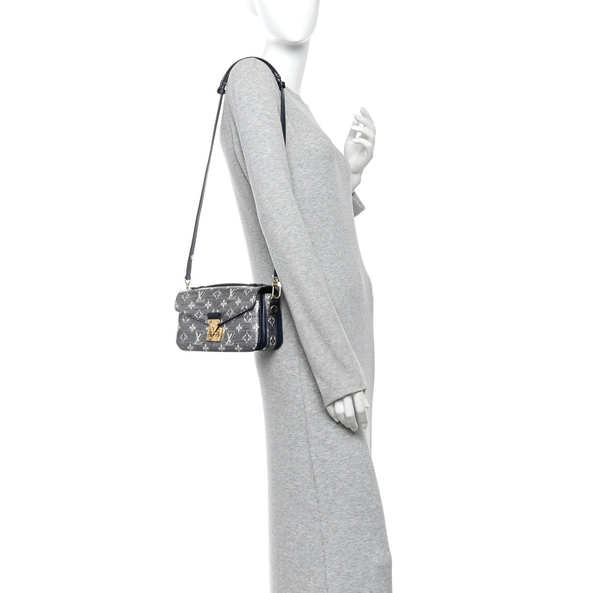 Monoglam Pochette Metis East West Blue