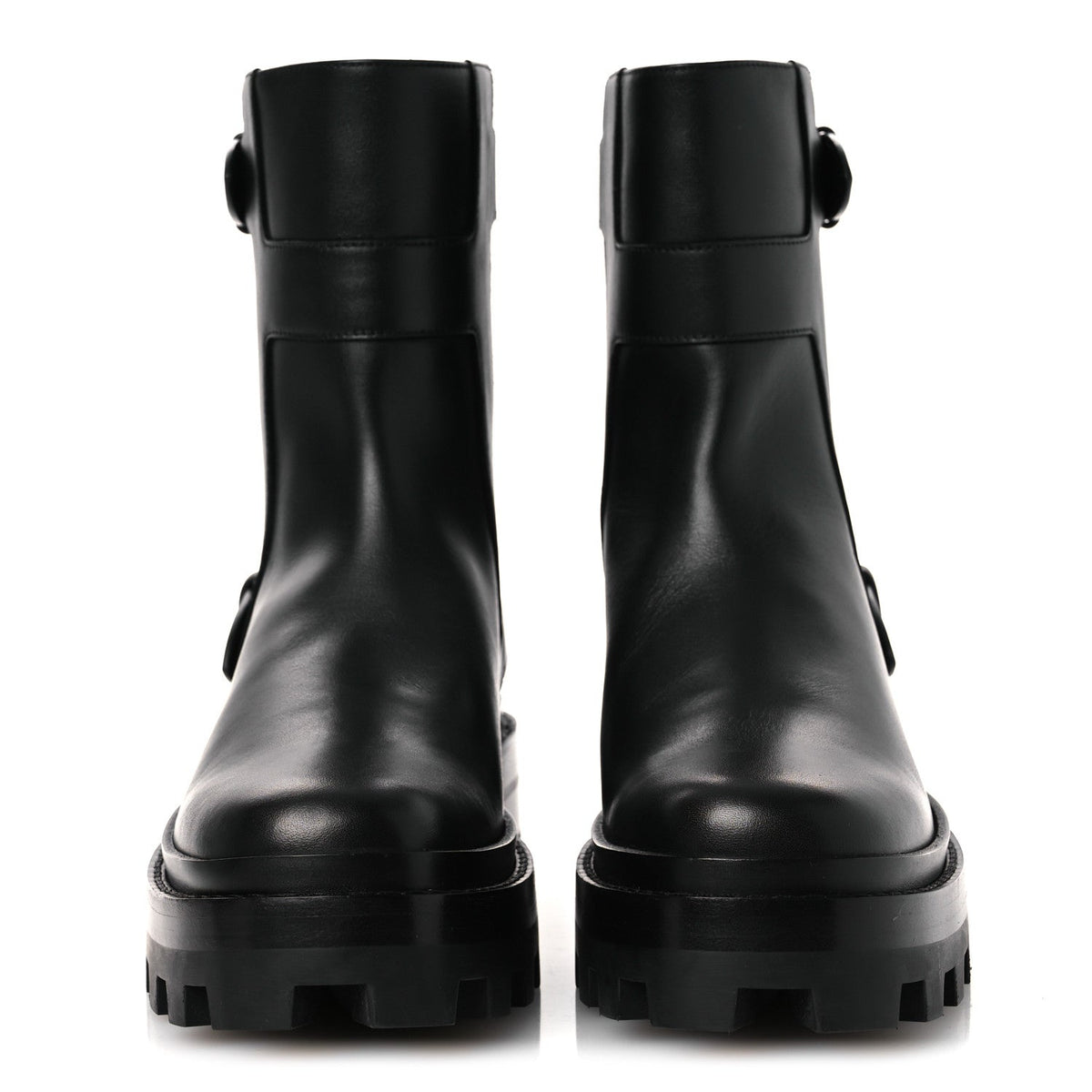 Calfskin Womens Jaimy Ankle Boots Black