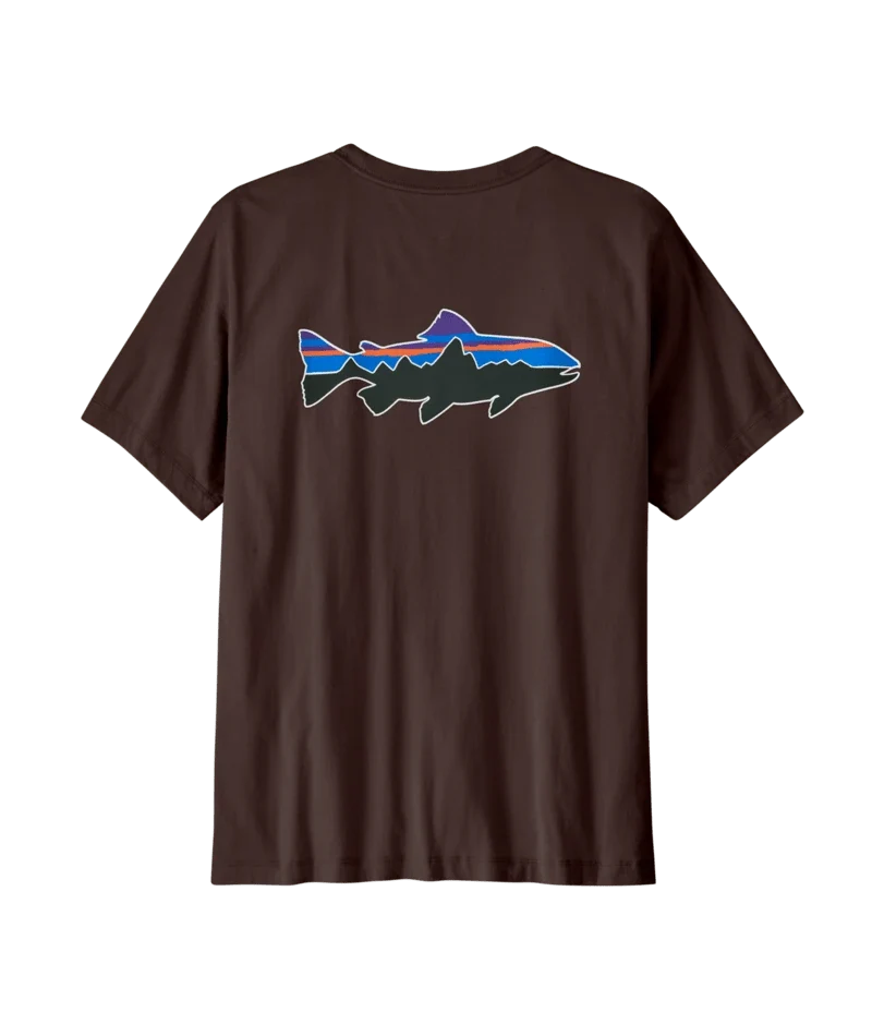 Patagonia Fitz Roy Trout T-Shirt Men's Organic Cotton Crewneck