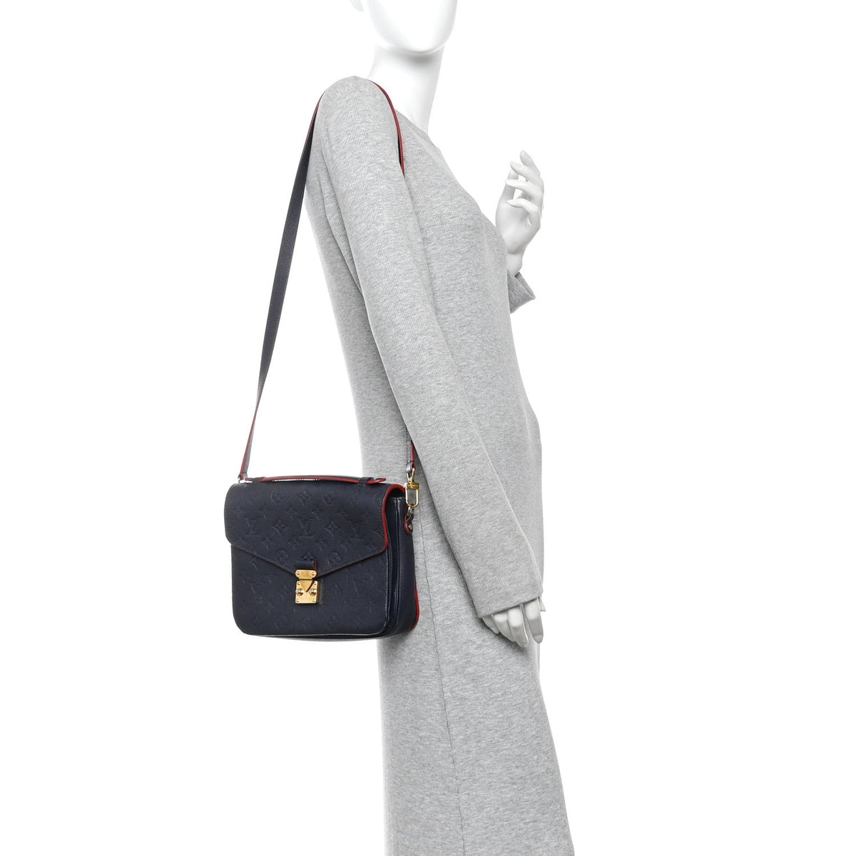 Empreinte Pochette Metis Marine Rouge