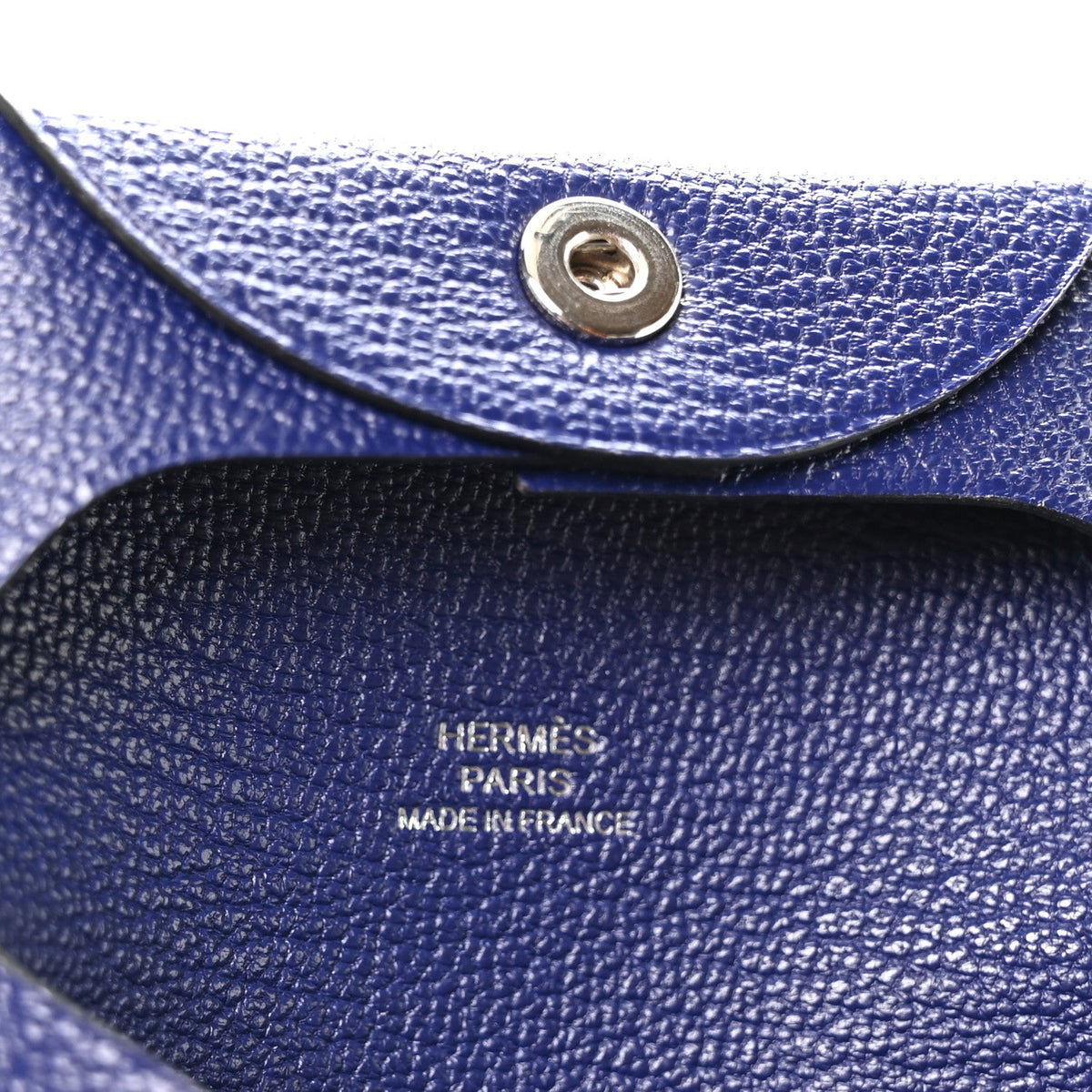 Chevre Mysore Bastia Coin Purse Bleu Encre