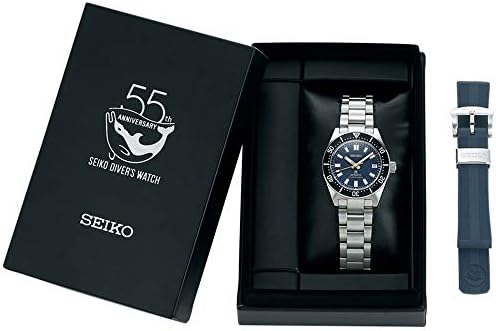 Seiko Prospex Automatic 1965 Dive 55th Anniversary Limited Edtion Blue Dial Silver Steel Strap Watch For Men - SPB149J1