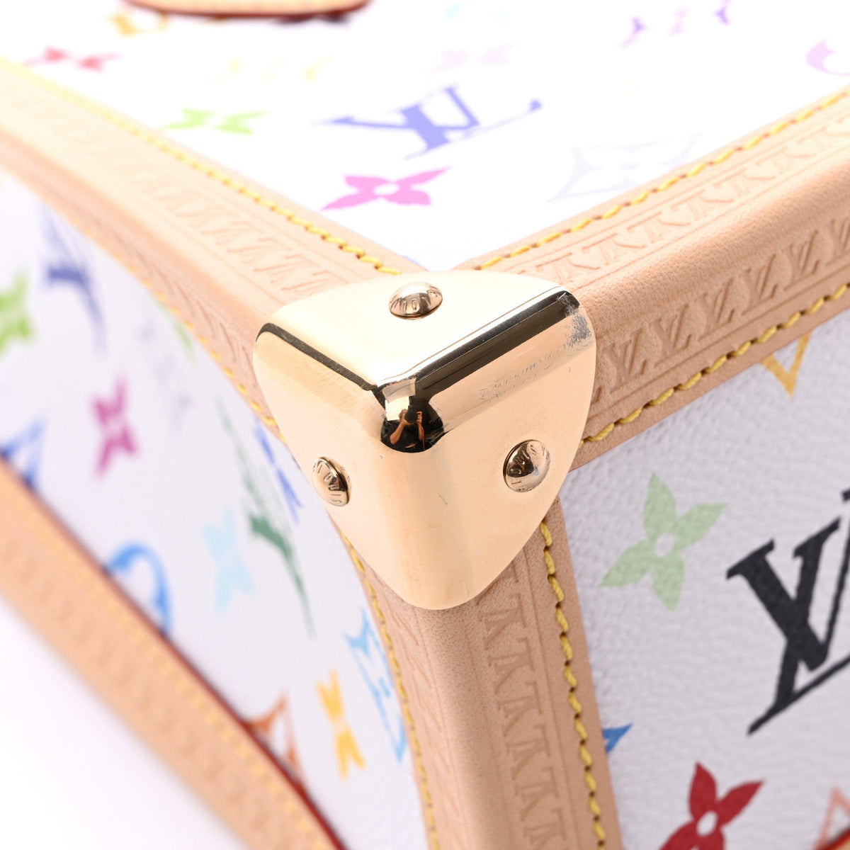 LV X TM Monogram Multicolor Onthego PM White