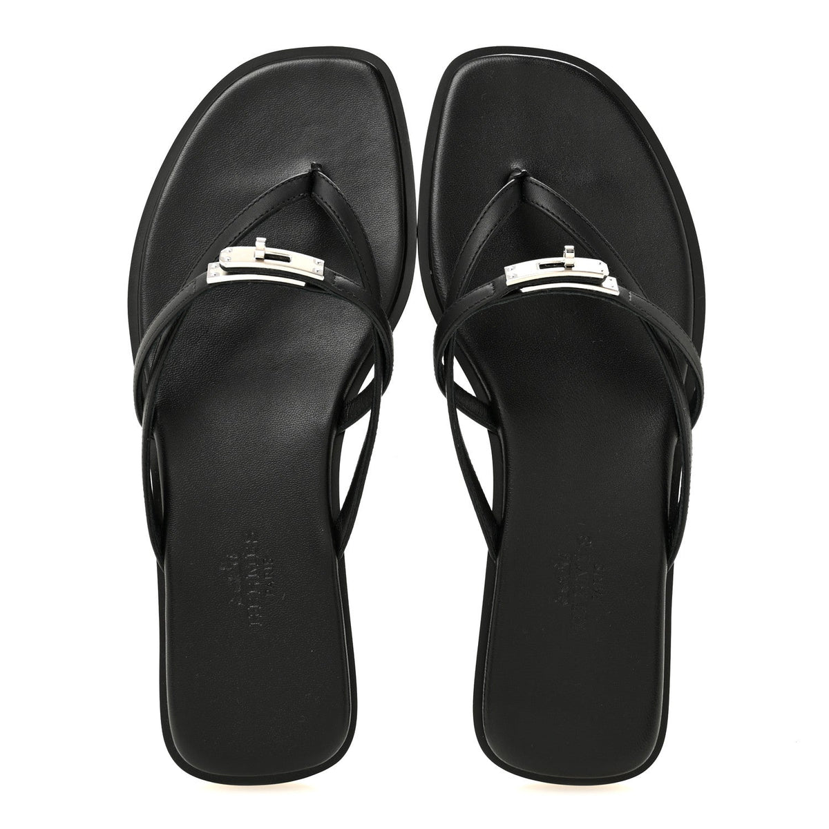 Calfskin Miss Sandals Black
