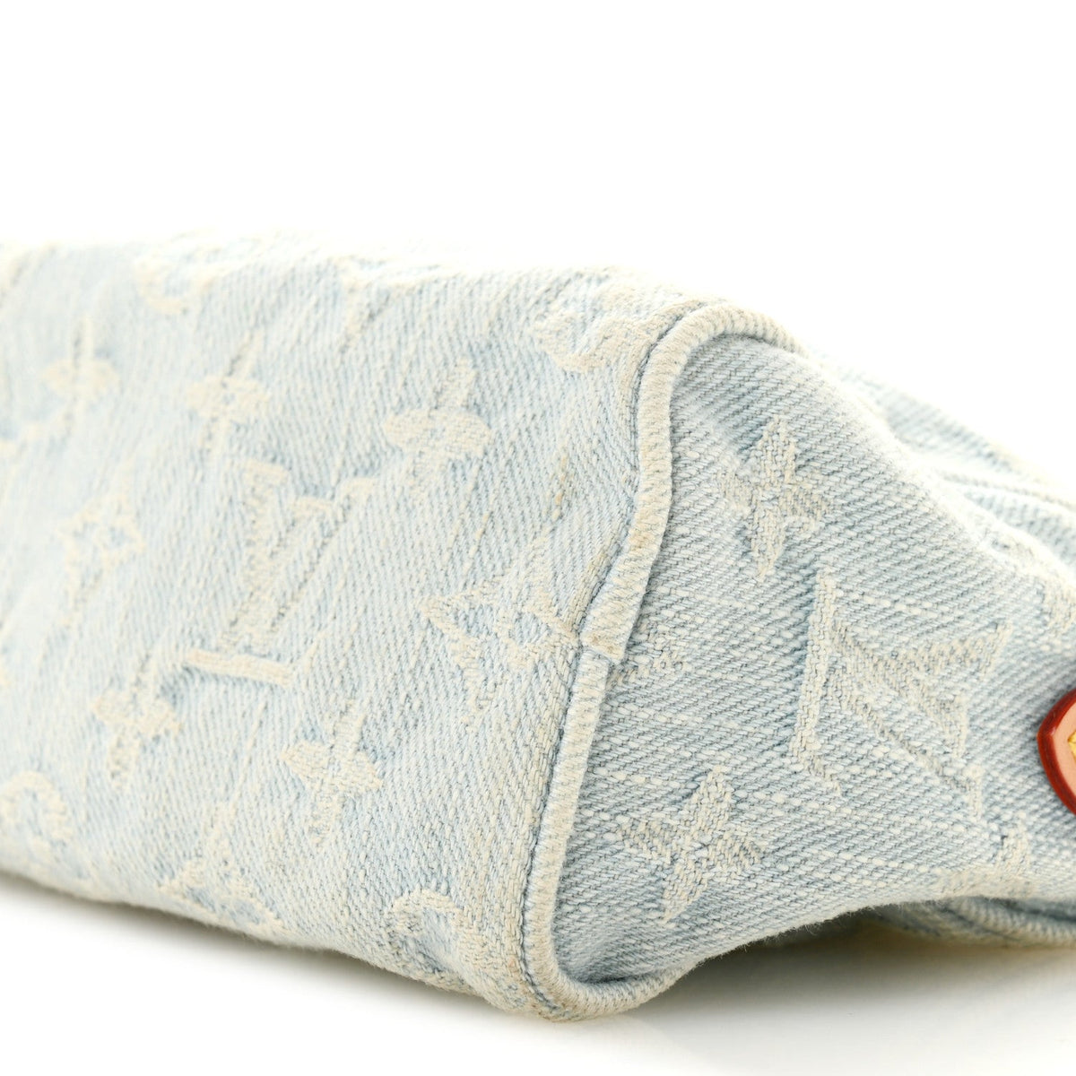 Monogram Denim Nano Speedy Sky Blue