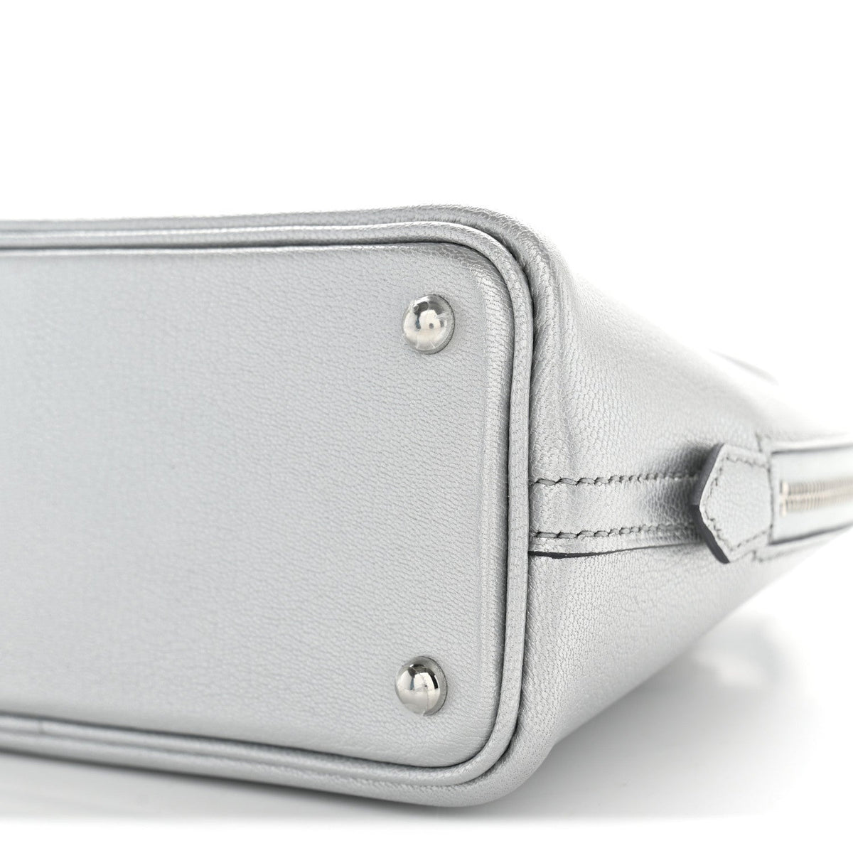 Metallic Chevre Chamkilight Mini 1923 Bolide Argent