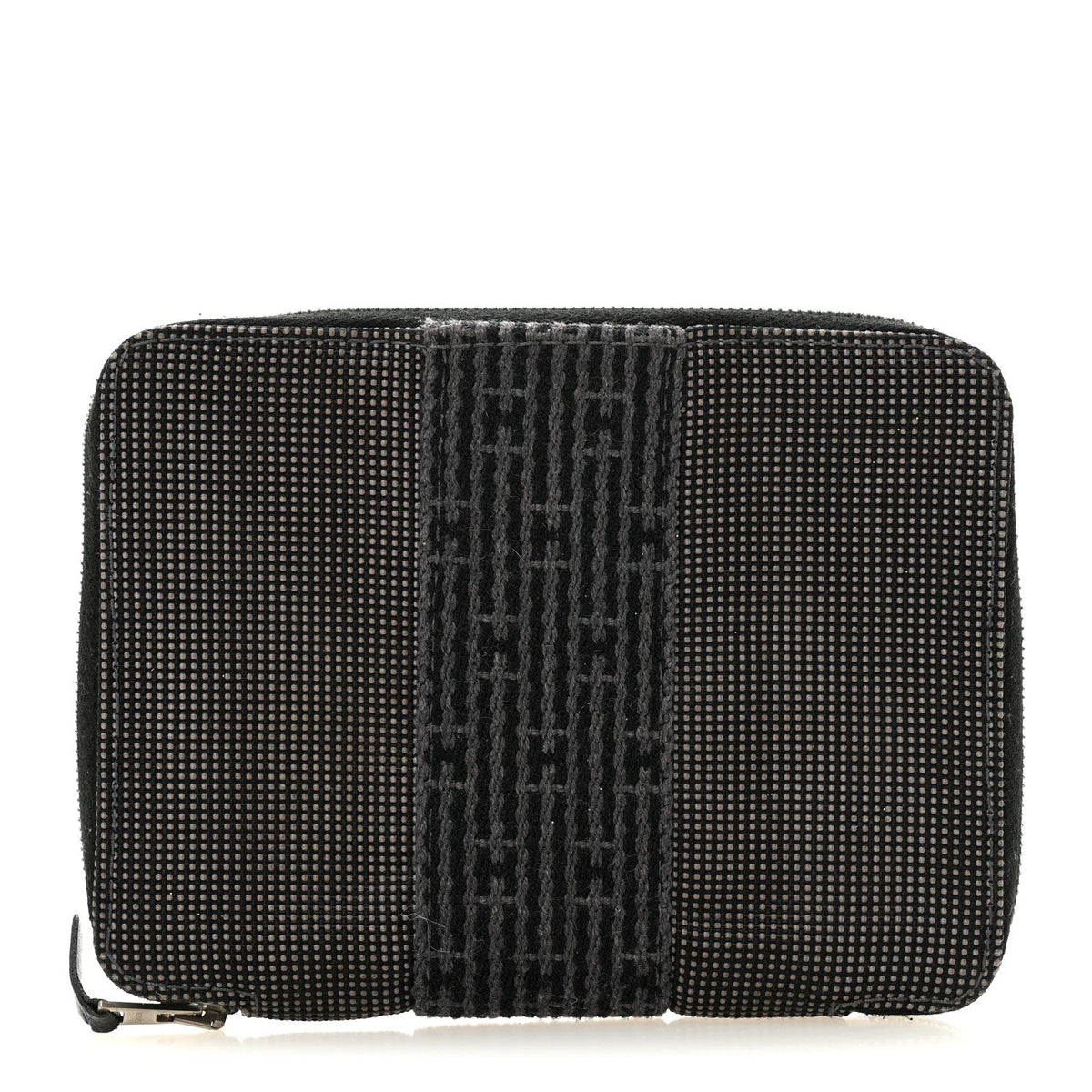 Canvas Herline Zip Wallet Grey