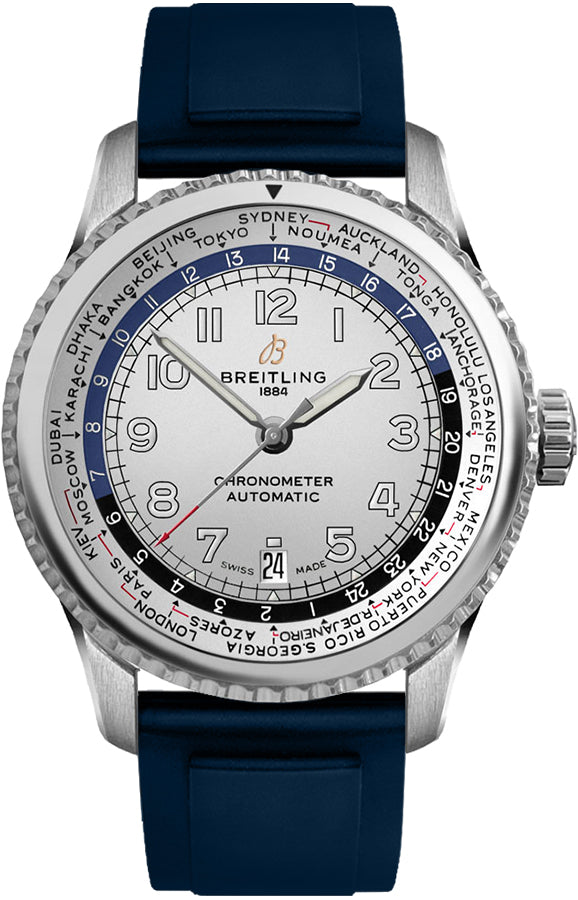 Breitling Navitimer Aviator 8 B35 Unitime 43 Men's Watch AB3521U01G1S1