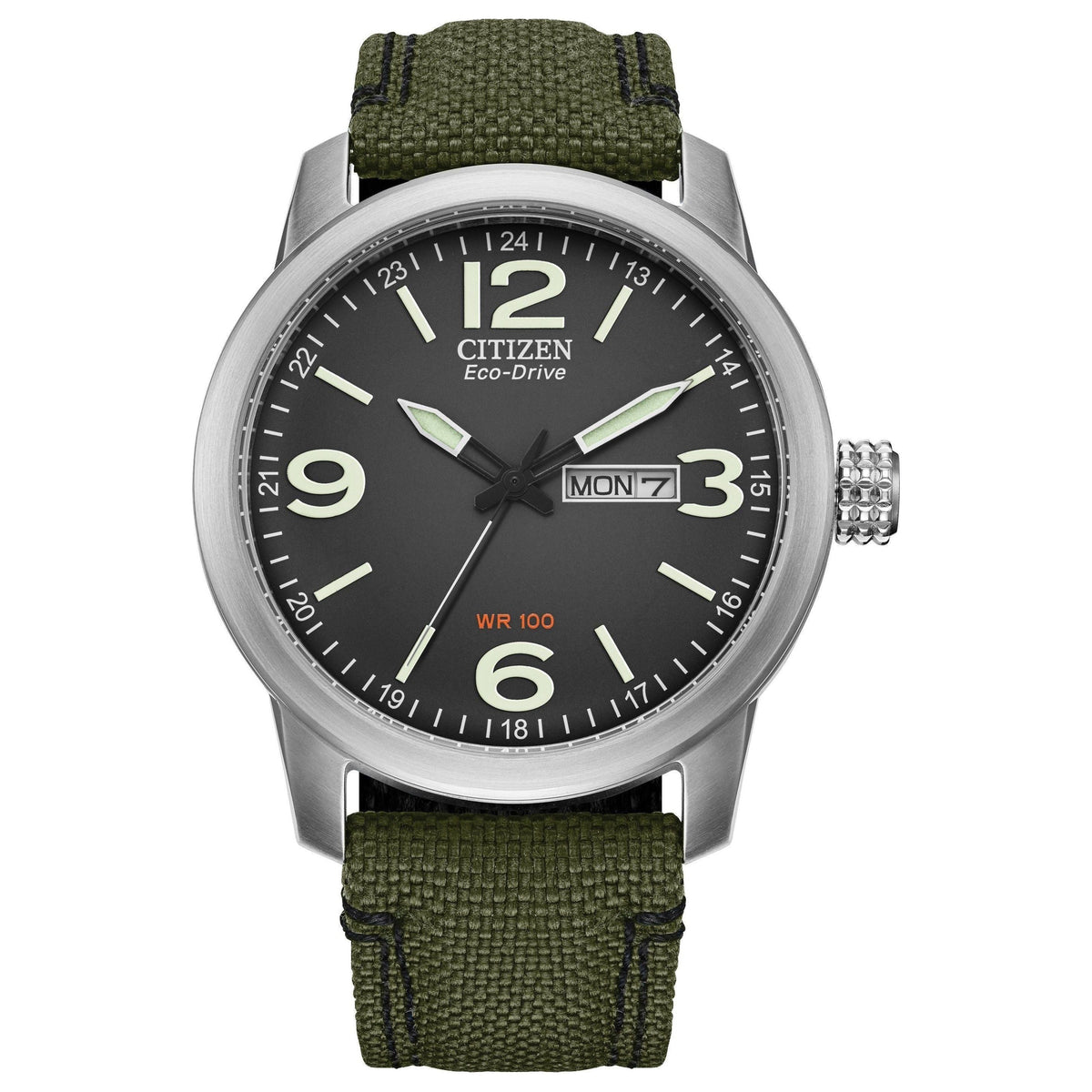 Citizen Men's Military Watch Commemorative Box Set BM8570-09E Personalized & Engraved!