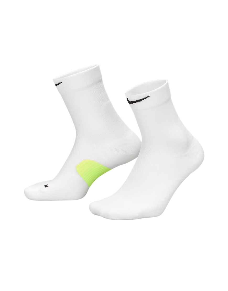 Running Midweight Micro Crew Socks 1 Pair :White