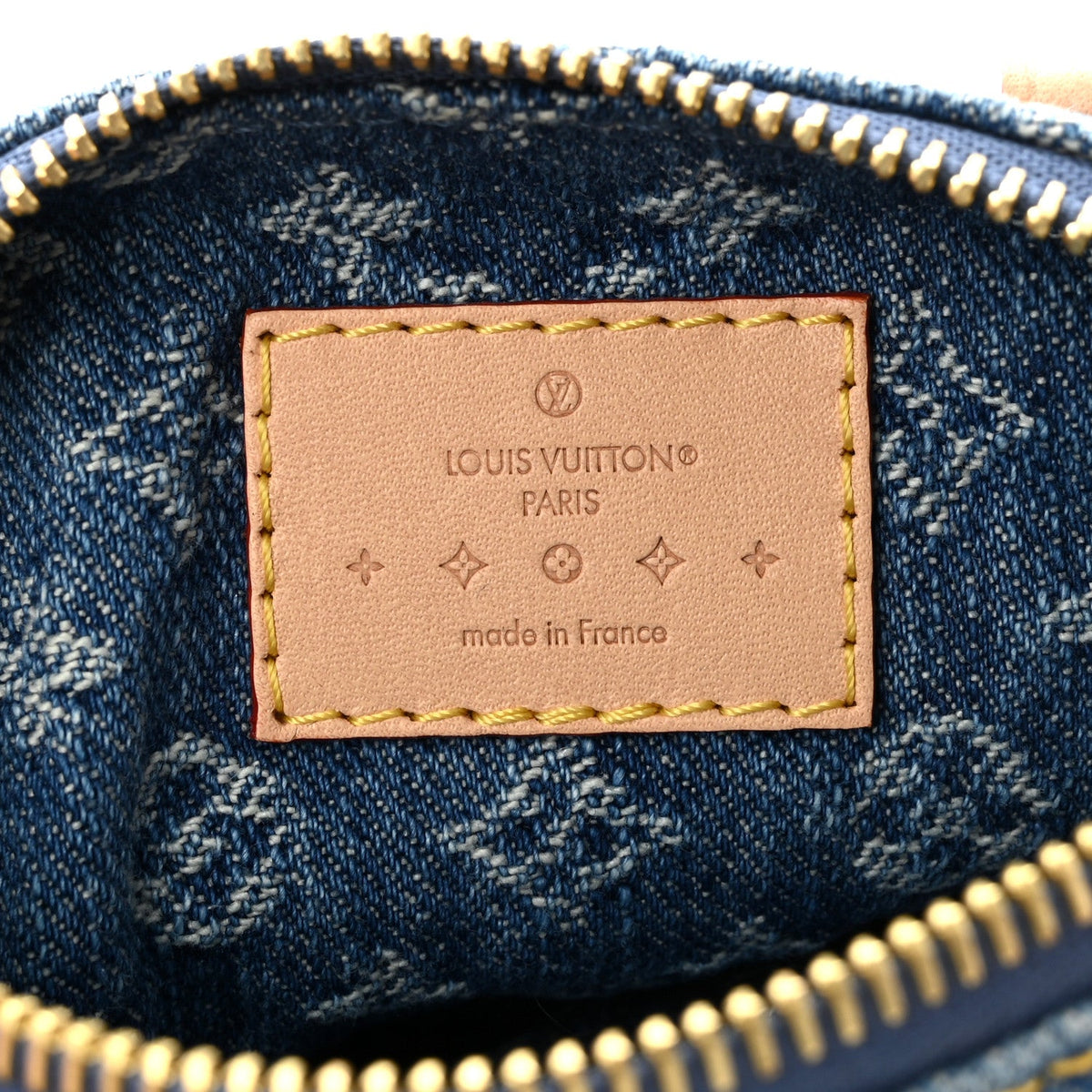 Monogram Denim Nano Speedy Blue