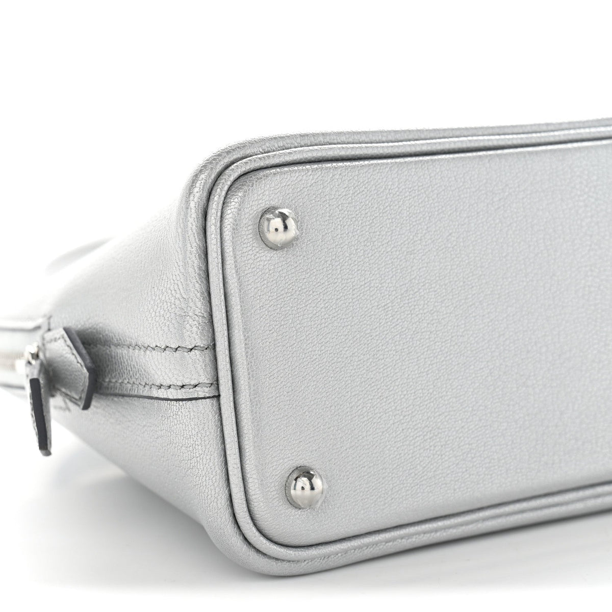 Metallic Chevre Chamkilight Mini 1923 Bolide Argent