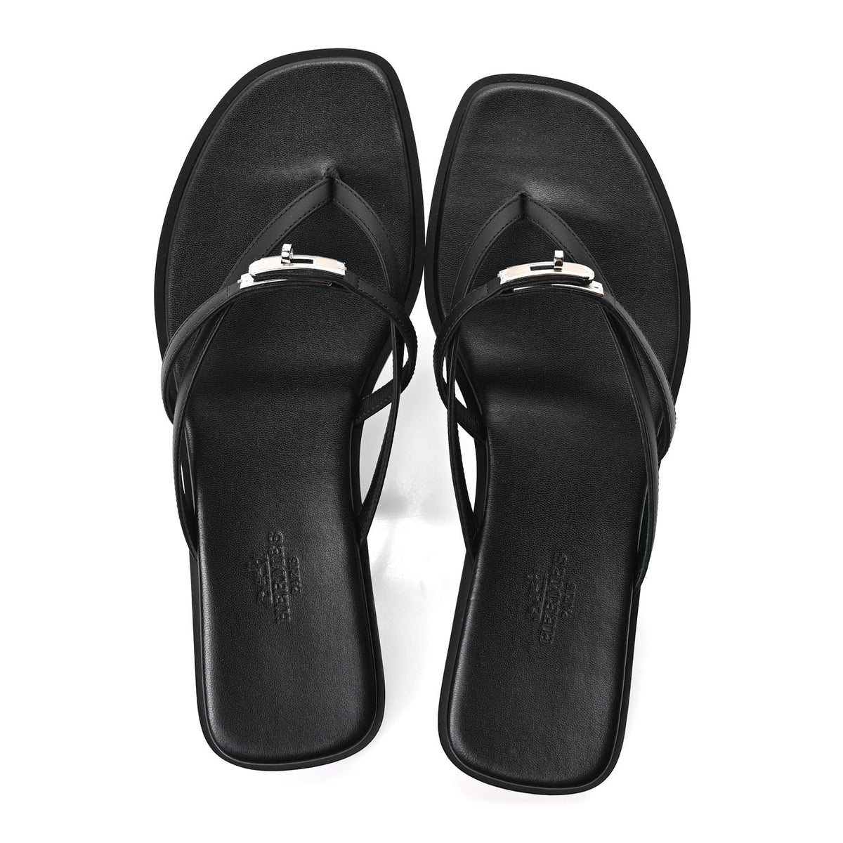Calfskin Miss Sandals 37 Black