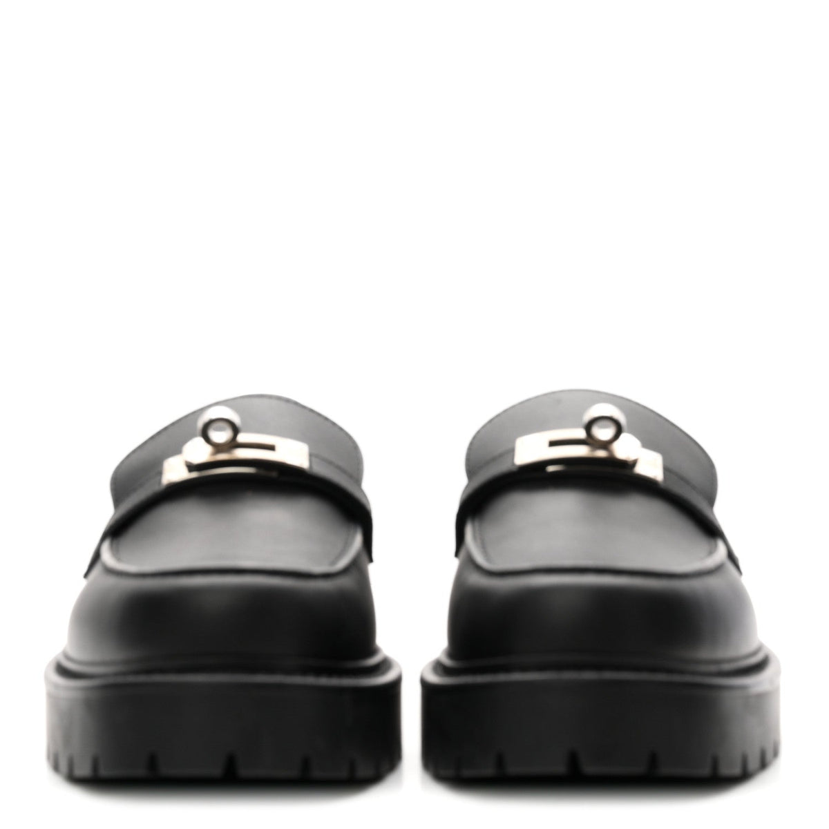 Calfskin First Derby Shoes Black
