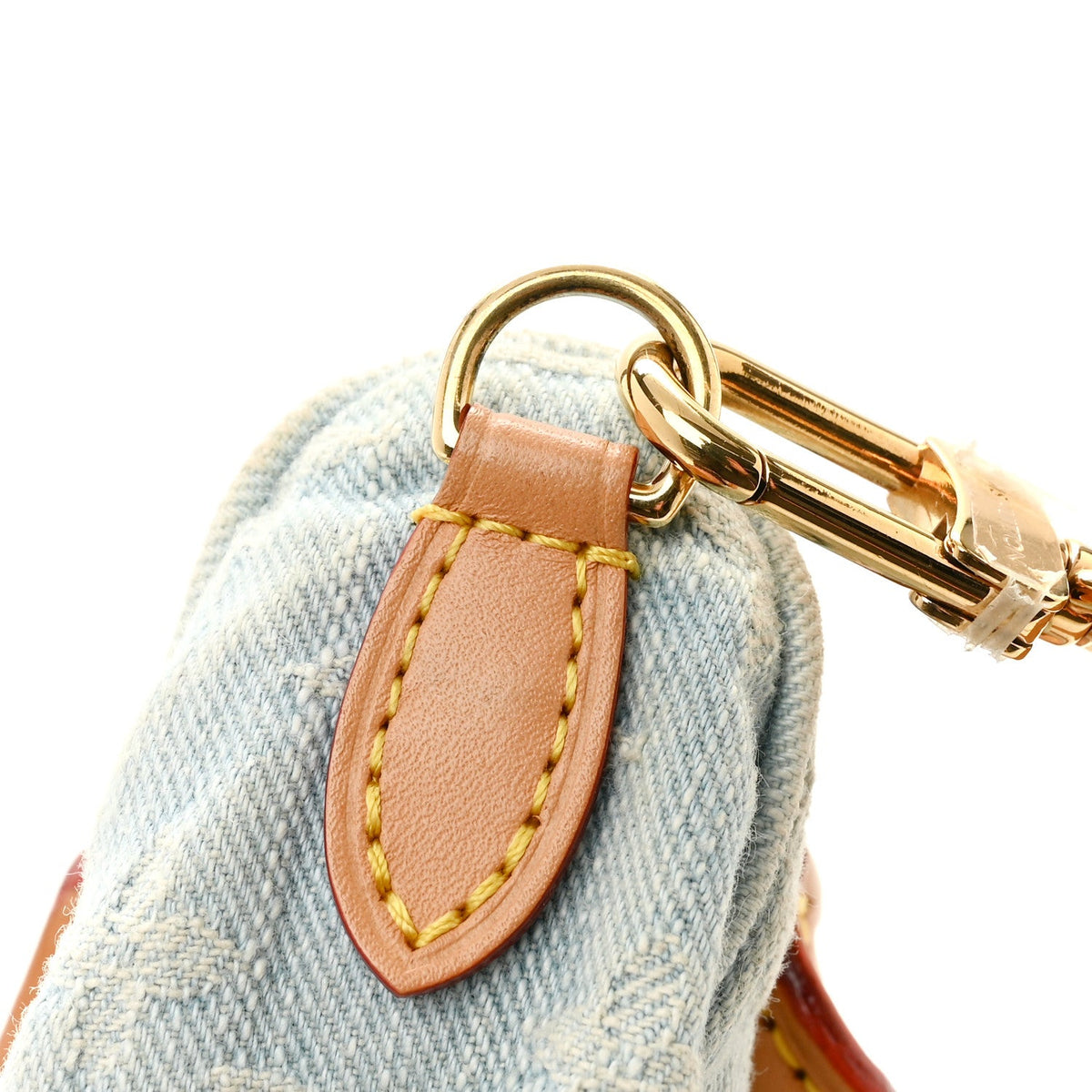 Monogram Denim Nano Speedy Sky Blue