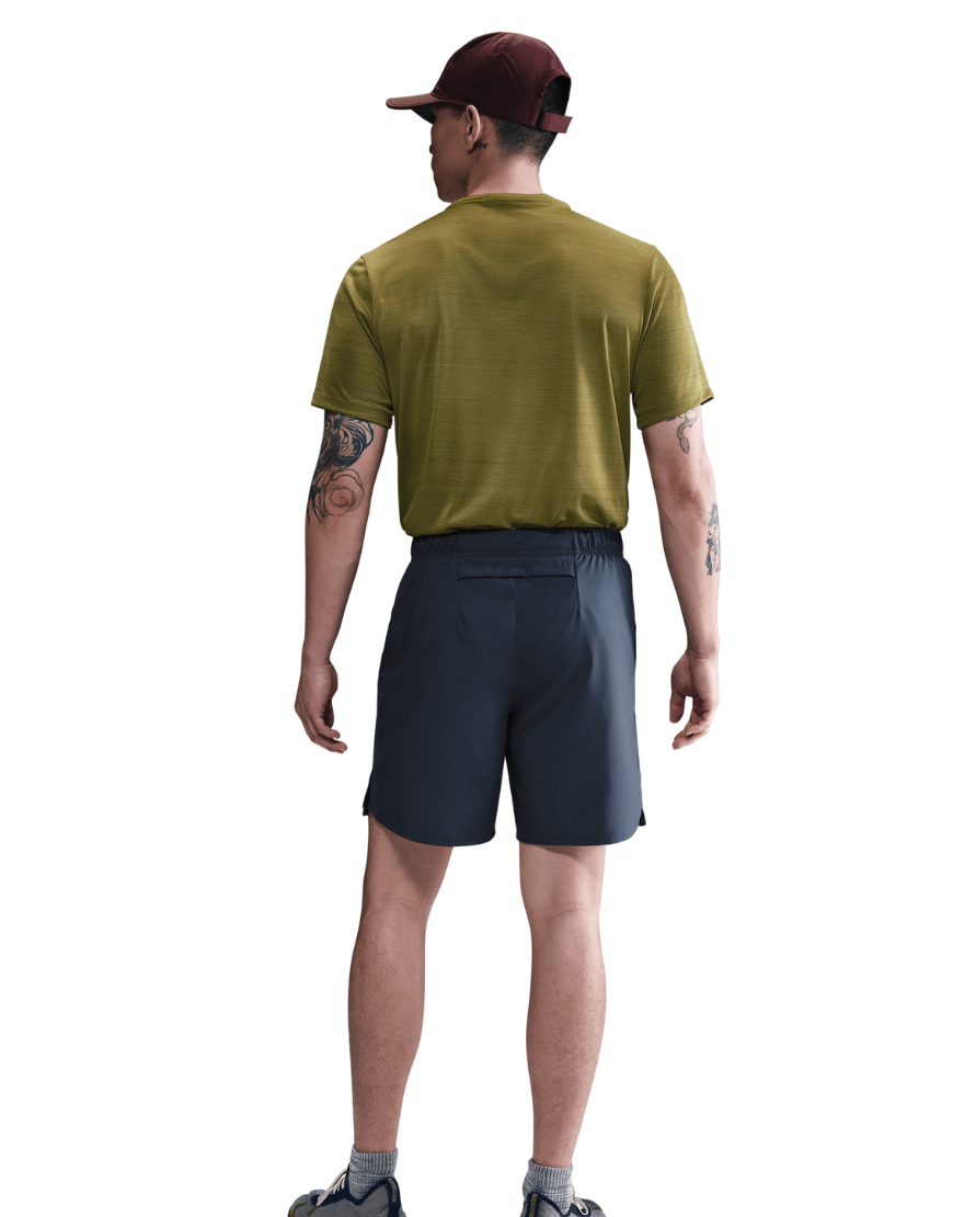Men's 7" Brief-Lined Dri-FIT Challenger Shorts :Thunder Blue | Reflective Silver