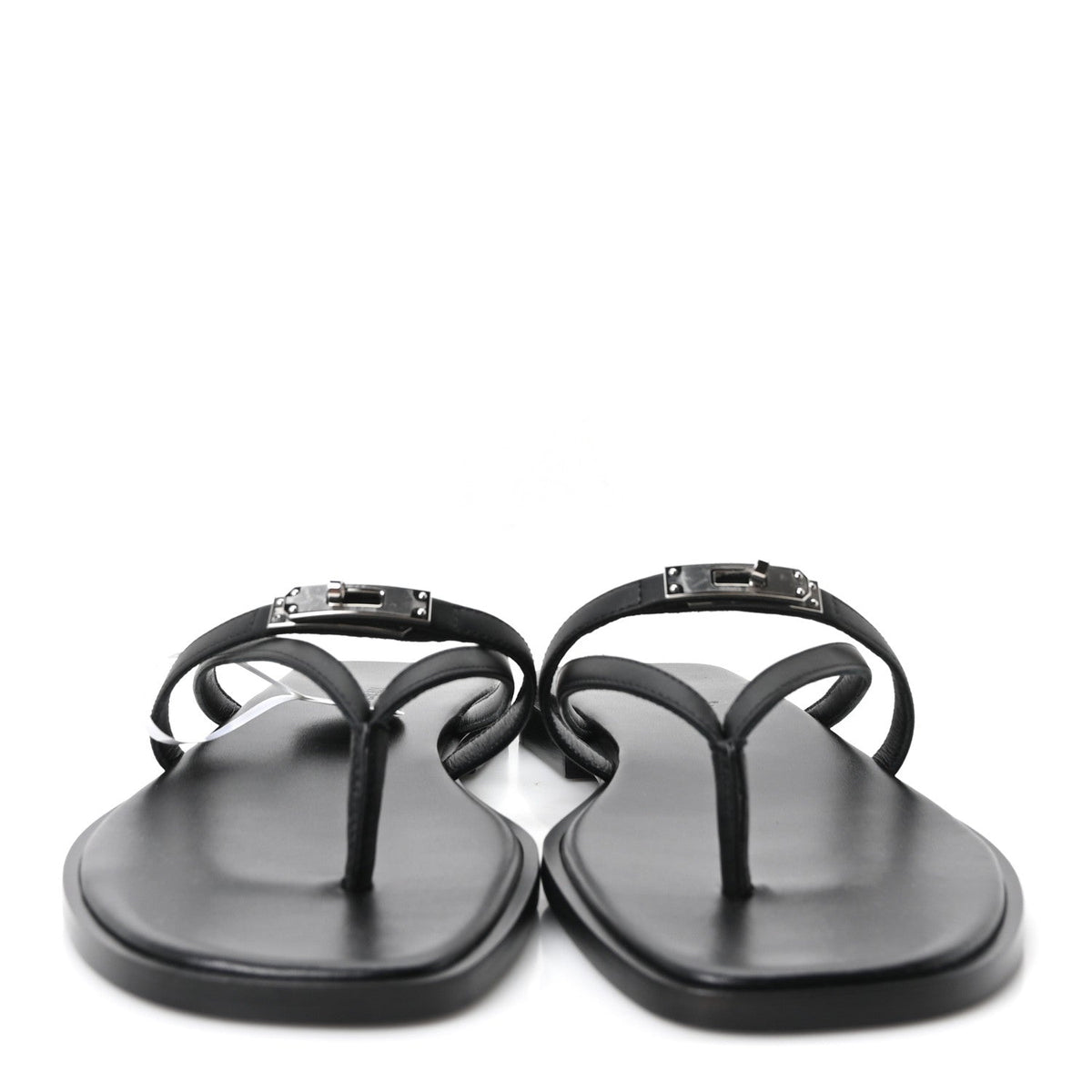 Calfskin Miss Sandals 39 Black