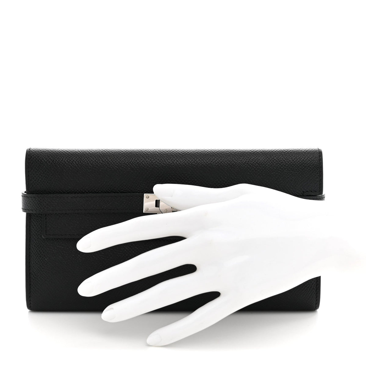 Epsom Kelly Longue Wallet Black
