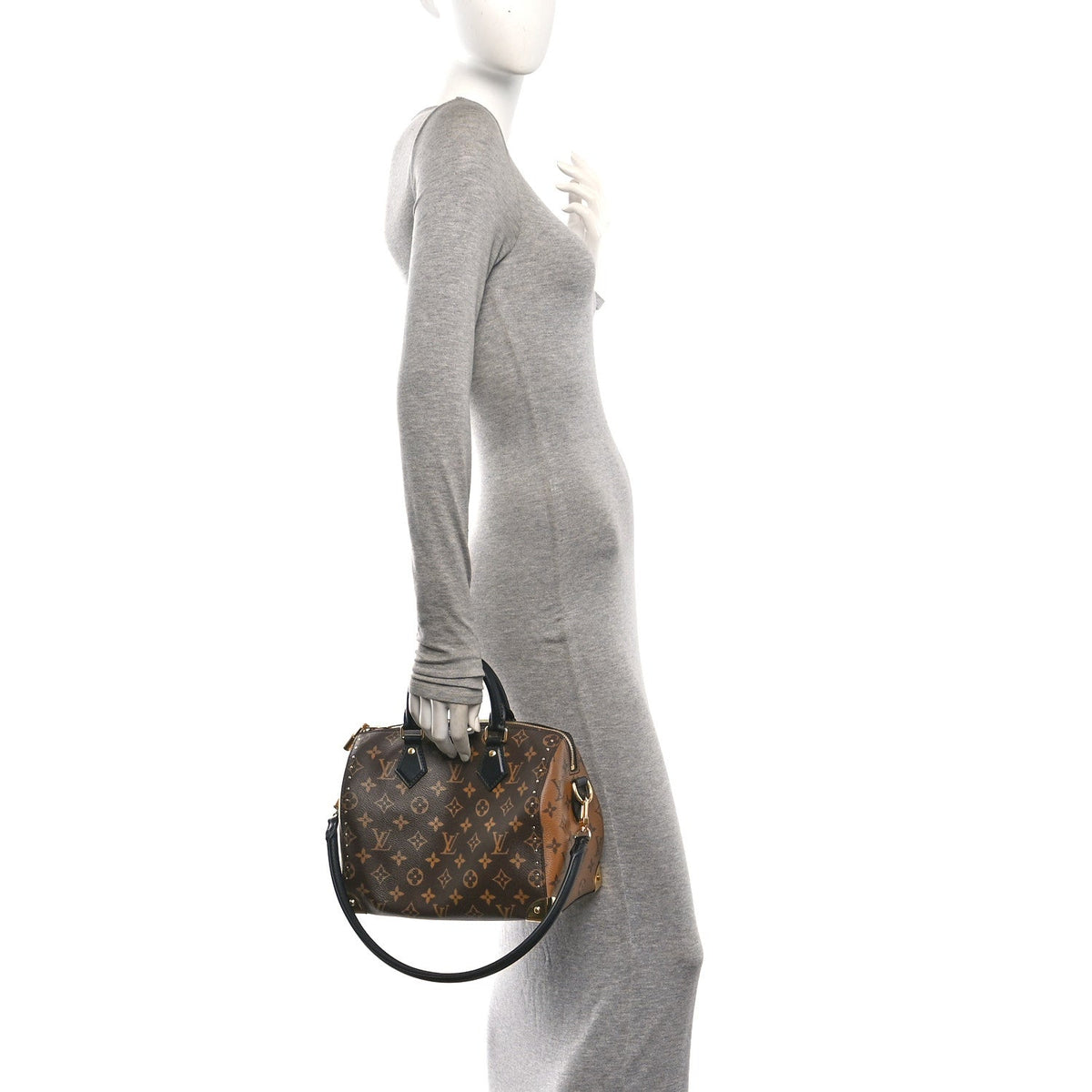 Reverse Monogram Speedy Trunk 25
