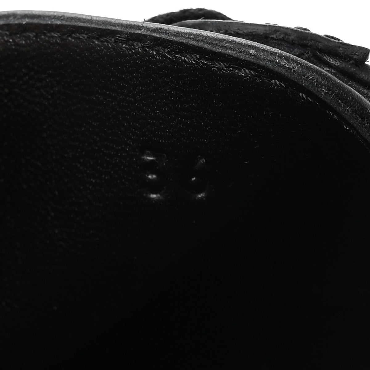 Calfskin Deep Sneakers 36 Black