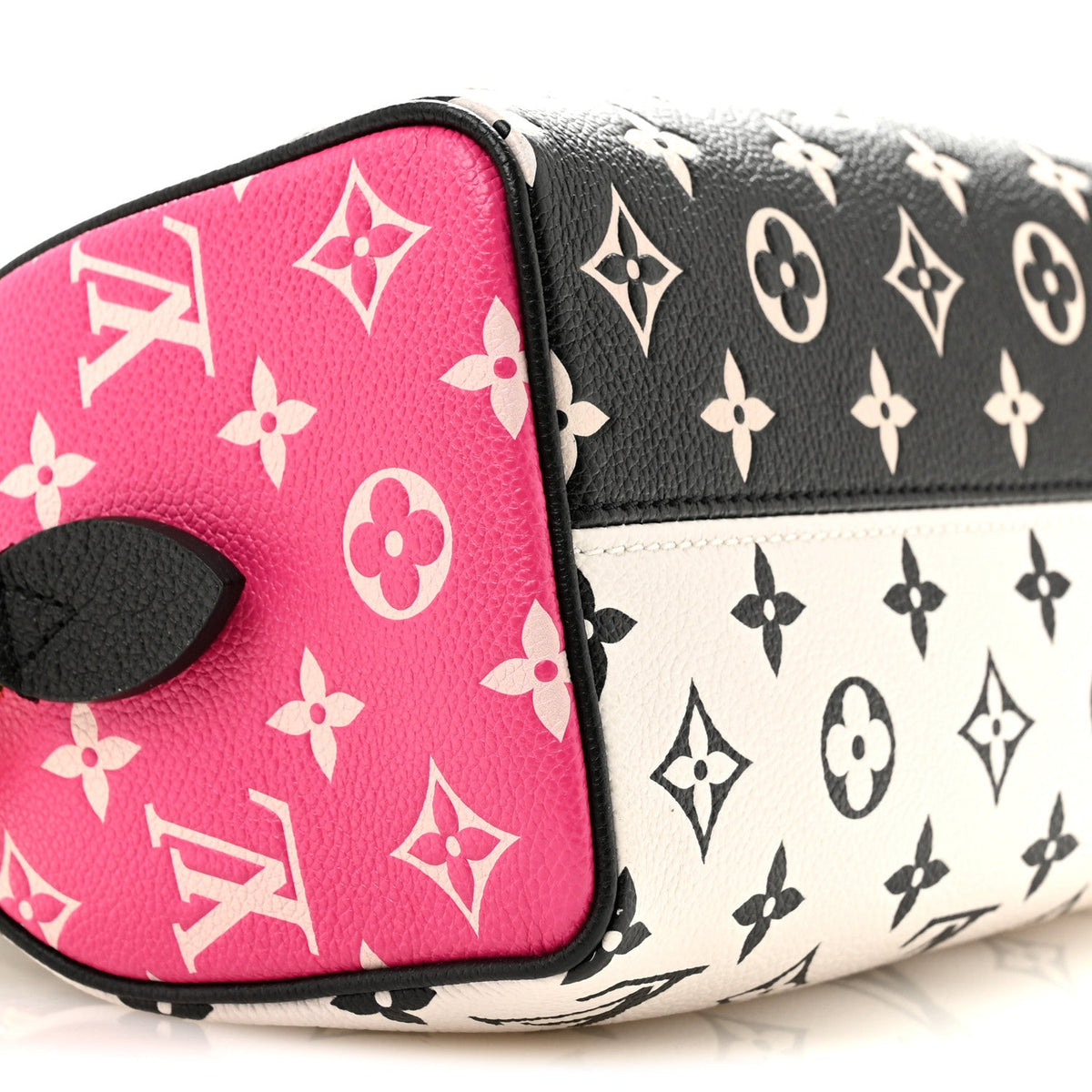 Empreinte Monogram Spring in the City Speedy Bandouliere 20 Black White Pink