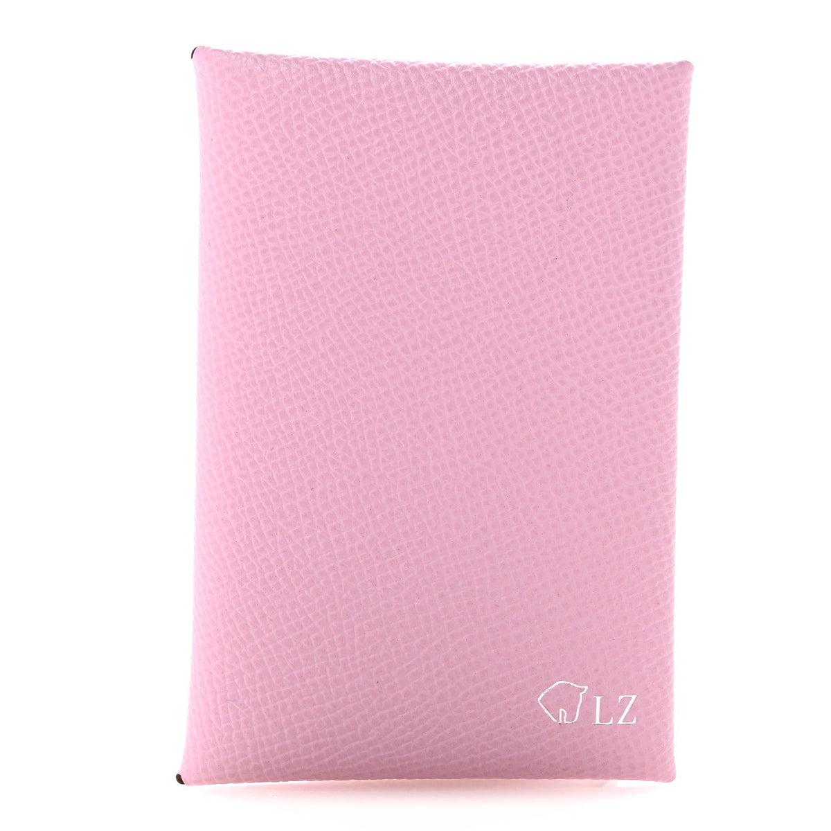 Epsom Horseshoe Calvi Card Case Mauve Sylvestre Rose Azalee