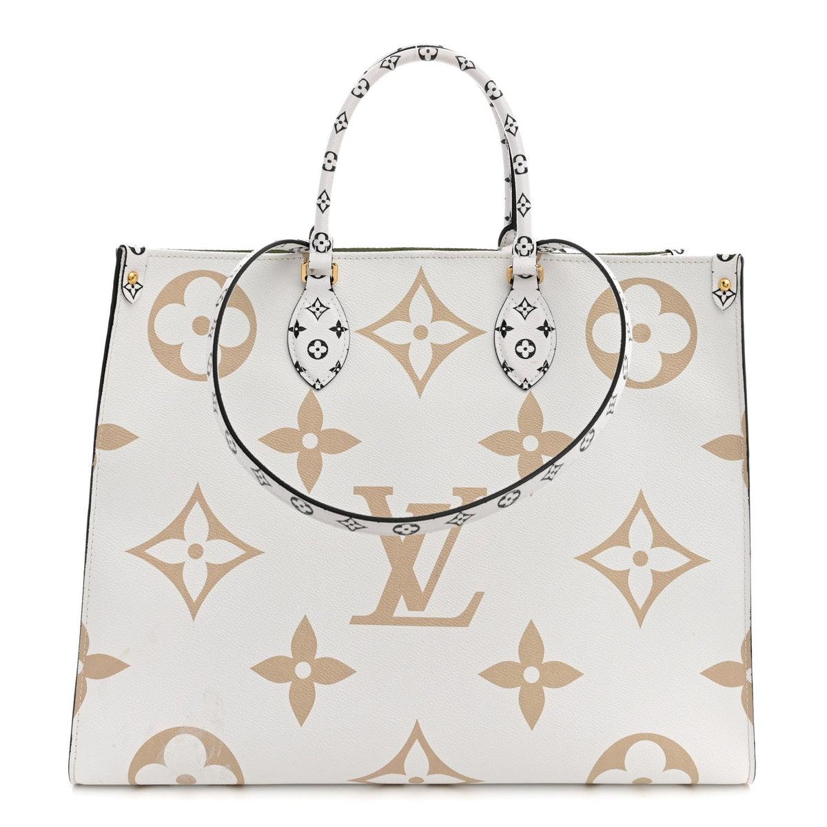 Monogram Giant Onthego GM Kaki Beige