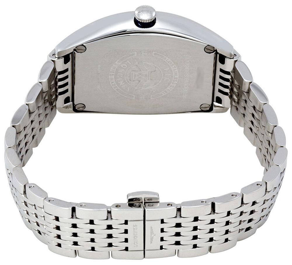 Longines Evidenza Automatic Stainless Steel Tonneau Silver Dial Date Unisex Watch L2.342.4.73.6