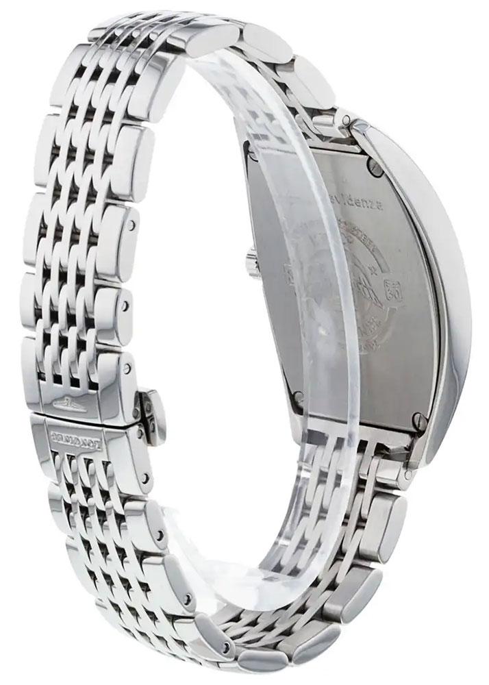 Longines Evidenza Stainless Steel Tonneau Silver Dial Date Quartz Mens Watch L2.655.4.71.6