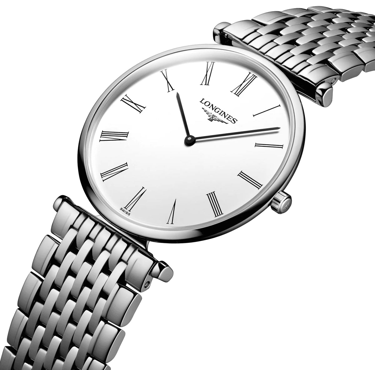 Longines La Grande Classique Stainless Steel White Dial Quartz Womens Watch L4.709.4.21.6
