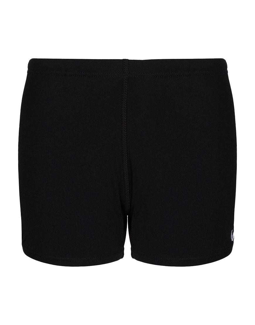 Boys' Square Leg Swimsuit :Black