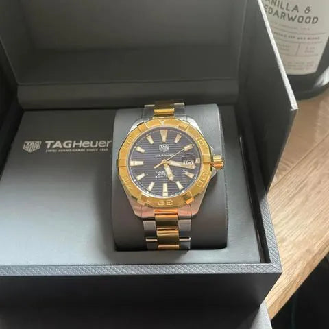 Tag Heuer Aquaracer Calibre 5 Blue Dial Two Tone Steel Strap Watch for Women - WBD2120.BB0930