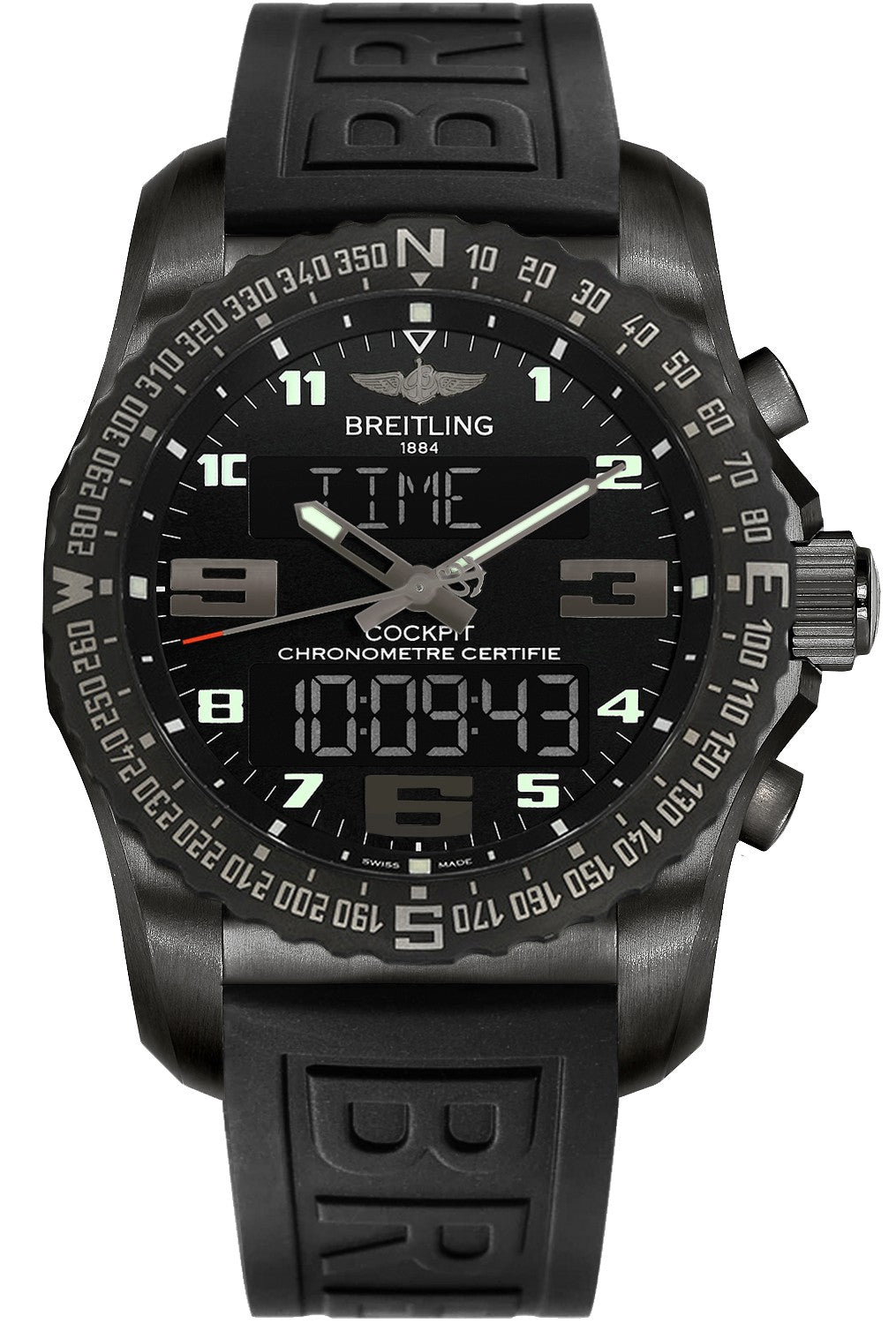 Breitling Cockpit B50 Might Mission GMT Feature Men's Watch VB5010221B1S1