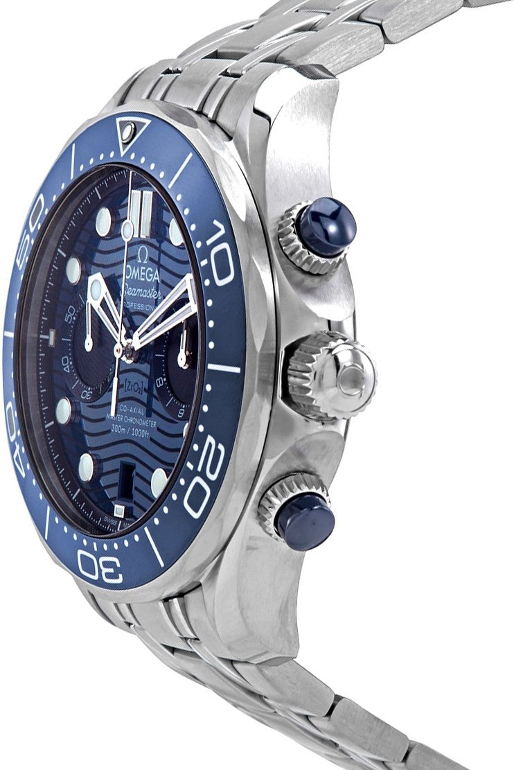 Omega Seamaster Chronograph Blue Dial Men's Watch 210.30.44.51.03.001