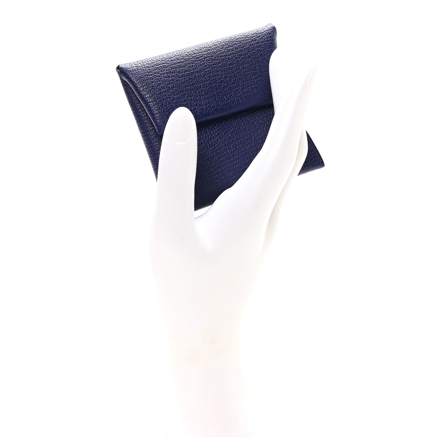 Chevre Mysore Bastia Coin Purse Bleu Encre