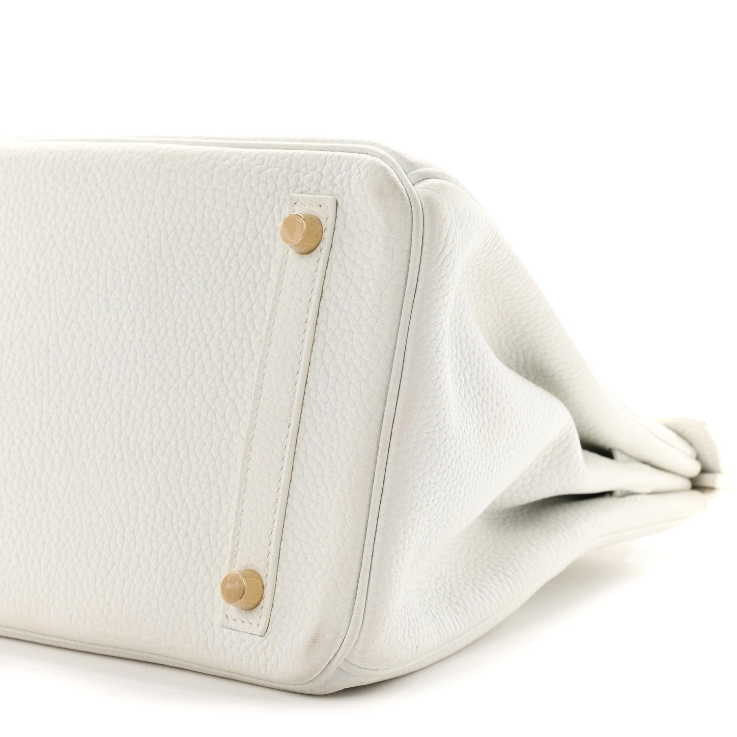Taurillon Clemence Birkin 30 White