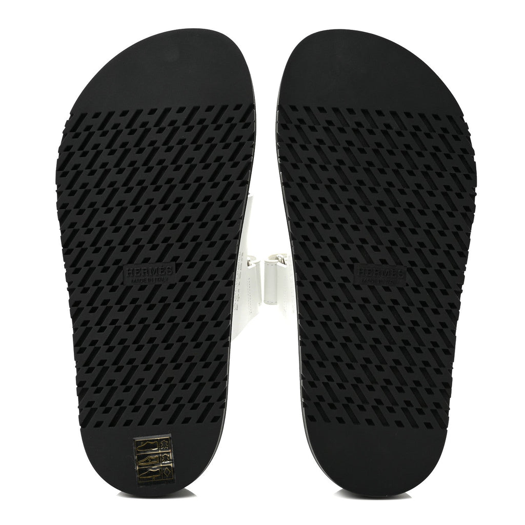 Calfskin Womens Chypre Sandals 36.5 White