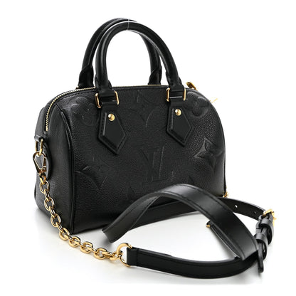 Empreinte Monogram Giant Speedy Bandouliere 20 Black
