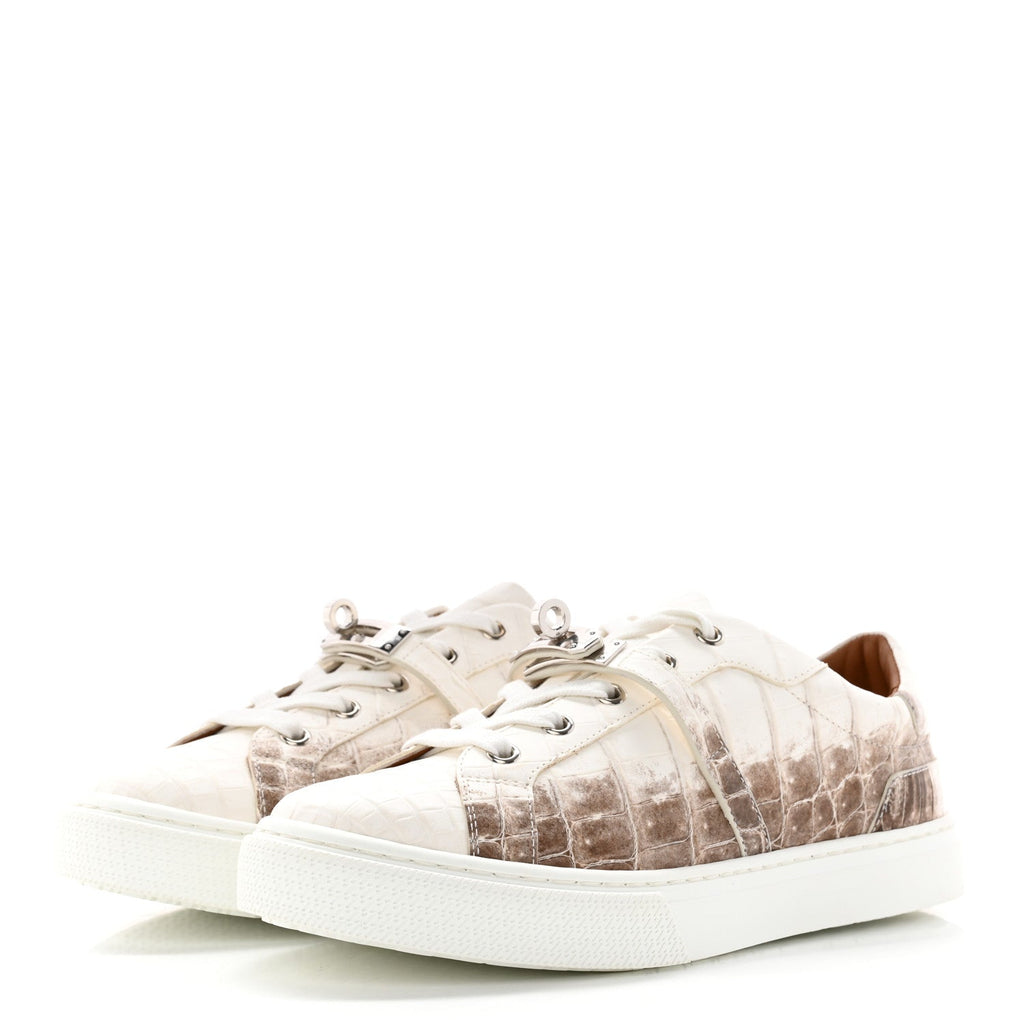 Matte Niloticus Crocodile Himalaya Day Sneaker 37.5 Blanc