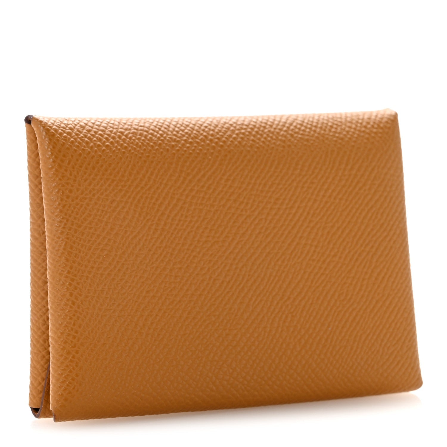 Epsom Calvi Duo Card Case Biscuit