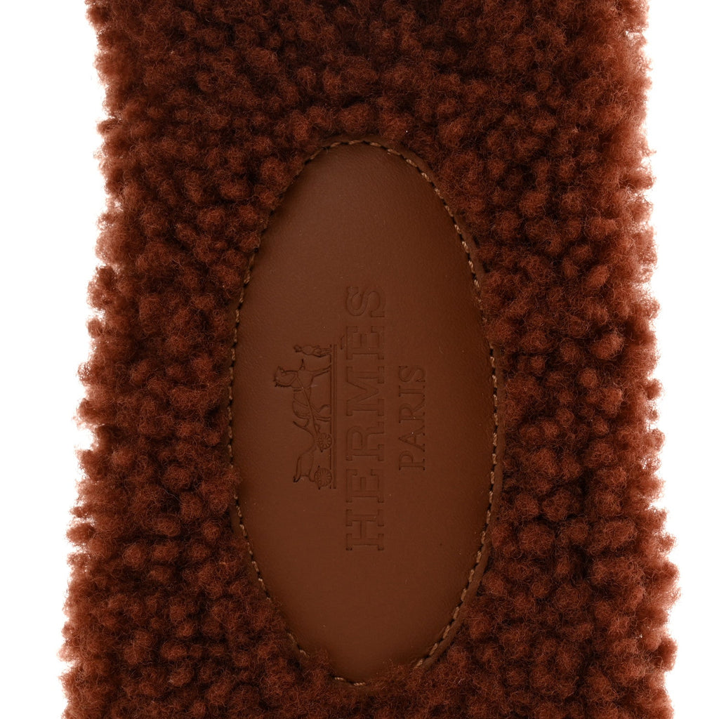 Woolskin Oran Sandals 37 Cognac