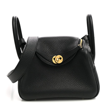 Taurillon Clemence Mini Lindy 20 Black