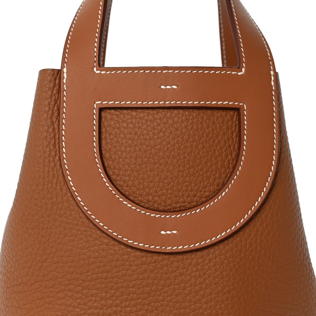 Taurillon Clemence Swift In-The-Loop 18 Bag Gold