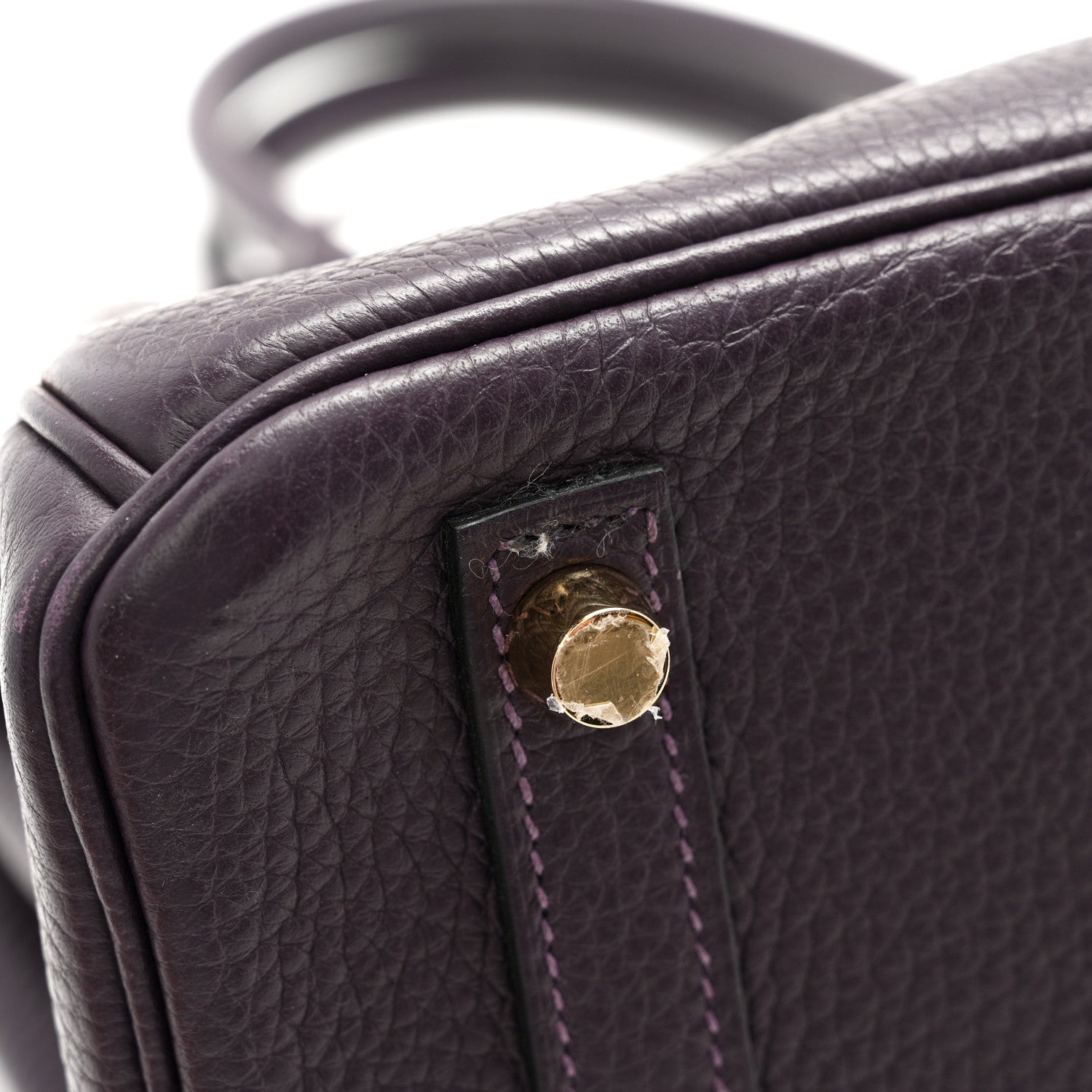 Taurillon Clemence Birkin 30 Raisin