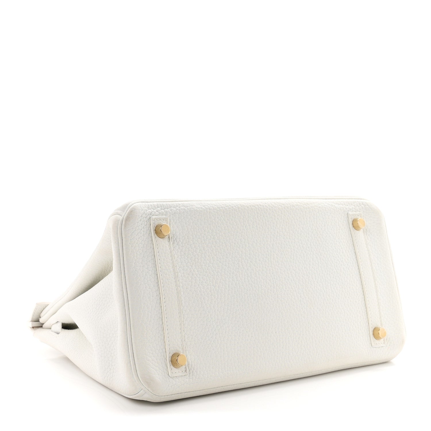 Taurillon Clemence Birkin 30 White