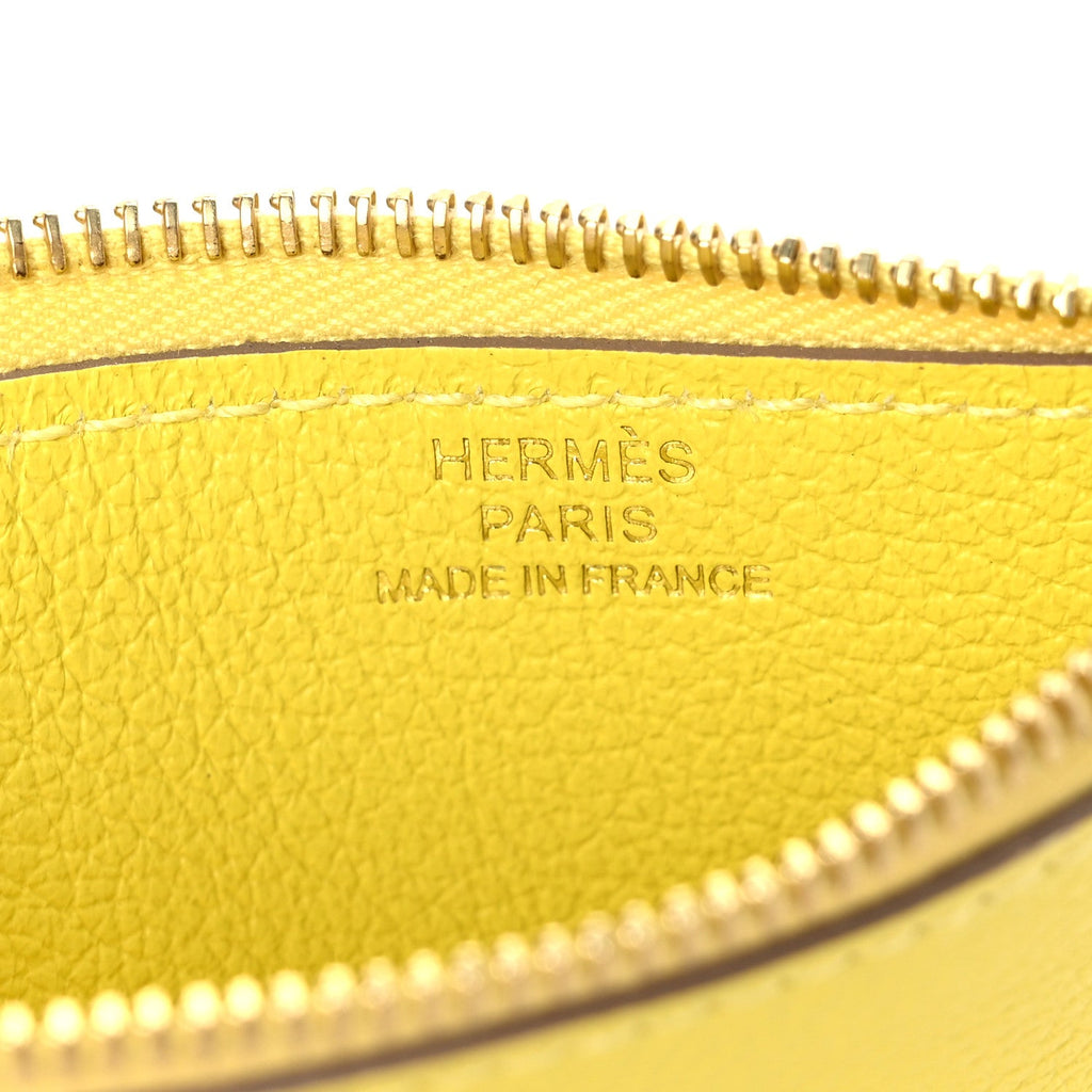 Evercolor Bi-Color Constance Slim Wallet Gold Lime